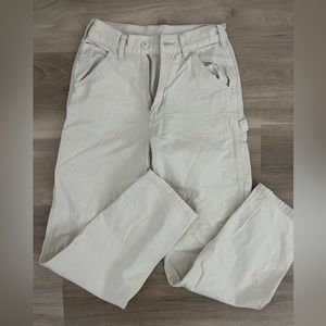Cream Cargo Pants